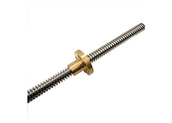 1000mm Trapezoidal 4 Start Lead Screw 10mm Thread 2mm Pitch Lead Screw with Copper Nut (Copy)